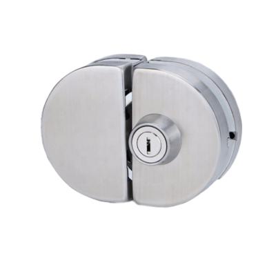 Chine Key Cylinder Double Magnetic glass to wall mortise frameless sliding glass door lock à vendre