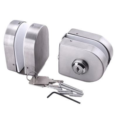 Chine Commercia glass door lock from China black door lock glass to wall mortise lock à vendre