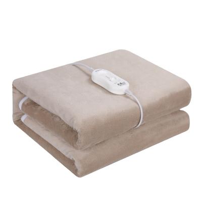 China Warm And Comfortable Electric Washable Anti-pilling Heating Under Bed Blanket for sale