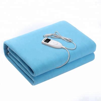 China 220V Electric Single Fleece Blanket Fire Retardant With Timer for sale