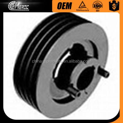 China 4 Splines V Grooves Europe Standard Sizes Top Quality Widely Used Belt Pulley for sale