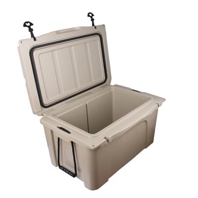 China Outdoor YETl Insulated Fishing New Trend Rotomolded Cooler Box Cooler Box OEM Plastic Camping Ice Chest For Food for sale