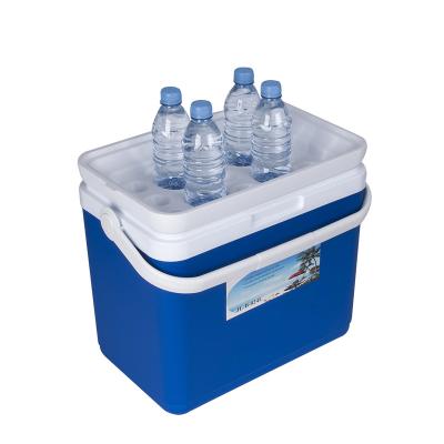 China Insulated China Made High Quality 24L PP Outdoor EPS Fishing Portable Plastic Cooler Box for sale