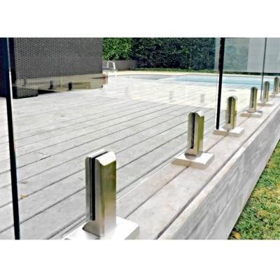 China Modern Top Selling 304 Stainless Steel 316 Glass Balustrade And Stair Balustrade for sale