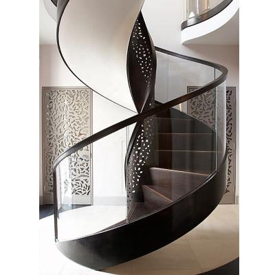 China 2019 Modern Modern Indoor Stainless Steel Spiral Staircase for sale