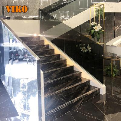 China Modern Australia Building Code Marble Staircase Tread Steel Wood Staircase for sale