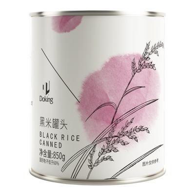 China Manufacturer Supply Pure Natural Canned Black Rice Can for sale