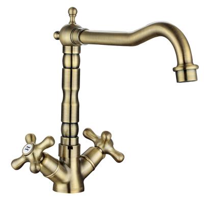 China New Sense Faucets Design Ideas Cold And Hot Water Brass Faucet Kitchen Mixer Sink Faucet for sale