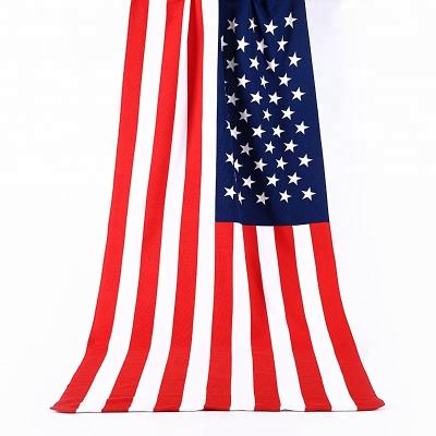 China Promotional QUICK DRY Microfiber America Flag Printed Beach Towel Absorbent And Quick Dry for sale