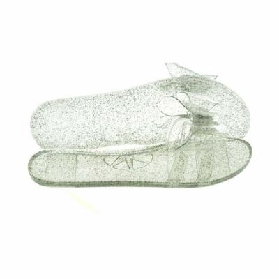 China Fashion Trend Summer PVC Jelly Cheap Plastic Transparent Clear Sandals For Women for sale