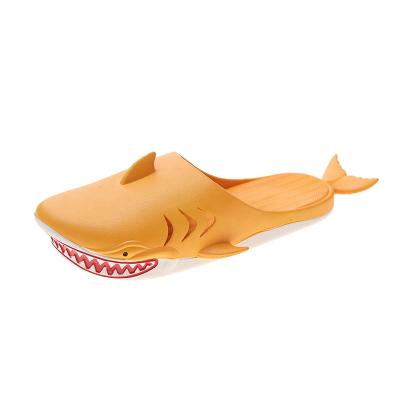 China CUSHIONING New Lovers Kids Cartoon Slippers Soft Bottom Fun Shark Slippers Soft Bottom Casual Slippers for sale