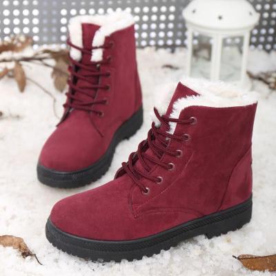 China Other plush thickened cotton lining women's snow boots fashion women's cotton casual shoes wholesale for sale