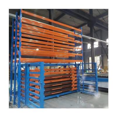 China Hot Sale Corrosion Protection Warehouse Storage Metal Sheet Storage Direct Pull Out Structure Rack for sale