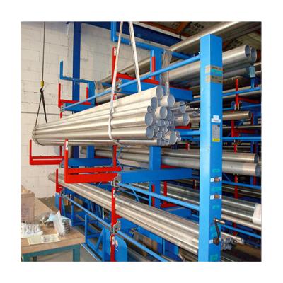 China Metal Structure Corrosion Protection Layer Cantilever Rack Multi Rolling Storage Pipe for sale