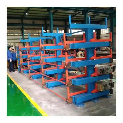 China Corrosion Protection Steel Structural Unwinding Cantilever Racking Systems Save Space Warehouse Storage Solutions for sale