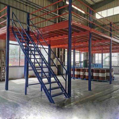 China Industrial Steel Storage Platform Corrosion Protection Warehouse Shelving Rack Mezzanine Floor Racking System for sale