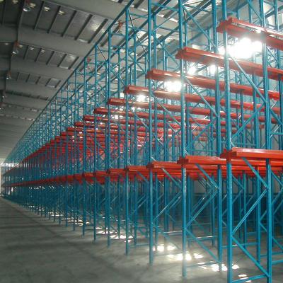 China Corrosion Protection Rack Pallet Storage Drive-In Rack Shelves Heavy Duty Warehouse Shelves Store for sale