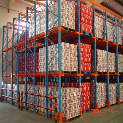 China Corrosion Protection Heavy Duty Industry Automated Warehouse Drive In Racking System Pallet Racks for sale