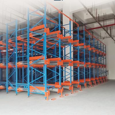 China Wholesale Corrosion Protection Radio Shuttle Racking Industrial Racking System Storage Warehouse Steel Pallet Racking for sale