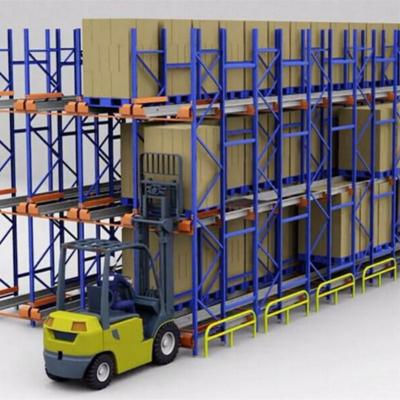 China Corrosion Protection Pallet Shuttles Heavy Duty Racking System Warehouse Pallet Racking for sale