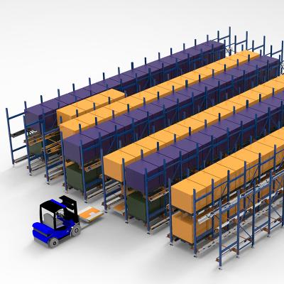 China Economic Pallet Shuttle Corrosion Protection Warehouse Radio Racking System for sale