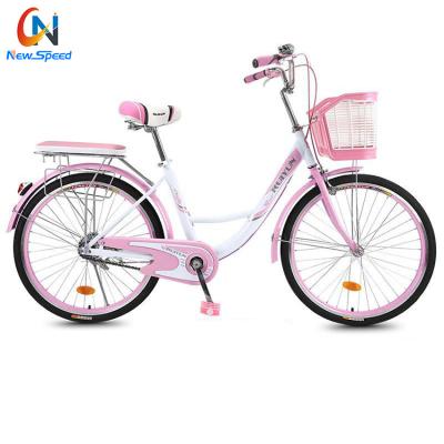 China Women City Bike China Women Bikes 26 Ladies Bike High Carbon Steel City Bike for sale