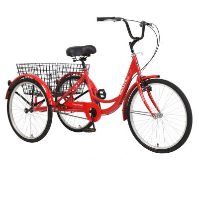 China NEWSPEED tricycles adult bicycles cheap 6 speed bicycle adult tricycle / cargo shopping tricycle for sale