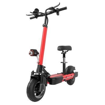 China Unisex adult foldable electric scooter with seat electric kick scooter best quality electric scooter for sale