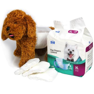 China Sustainable Disposable Leak Proof Disposable Quick-Drying Dog Wraps Diapers for sale