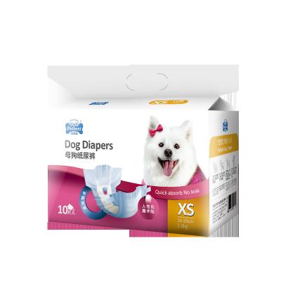 China Wholesale Soft Viable Comfortable Disposable High Quality Dog Diaper Female Dog Diaper for sale