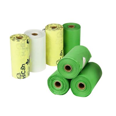 China Reliable Small Animals Quality Poop Bags Customize To Color Pet Waste Biodegradable Poop Bags for sale