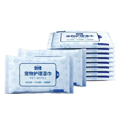 China Viable Factory Wholesale Customized Soft Comfortable Disposable Pet Cleaning Cloths for sale