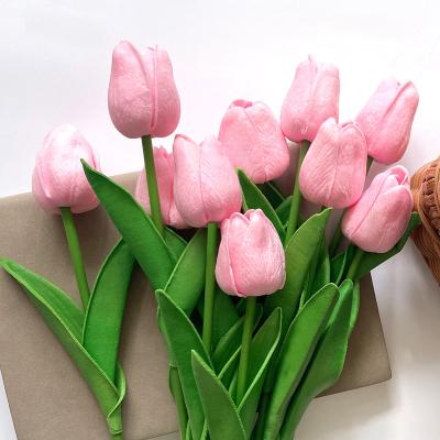 China Eco - Friendly The Most Popular Artificial Flowers Wholesale PU Tulip for sale