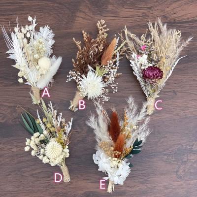 China 2023 Rabbit Bunny Tail Wedding Home Decoration Bunny Tail Beautiful Dry Pampas Grass Bouquet Flower Real Colorful Autumn Decor Plants Arrangements Dried Flowers for sale