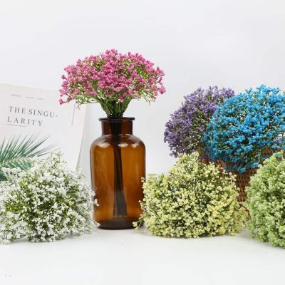 China Fashional Christmas Artificial Flowers 32cm Gypsophila Plastic Flower Hotel Breath Of Flower Home Decor Wedding Decor Baby's Breath for sale