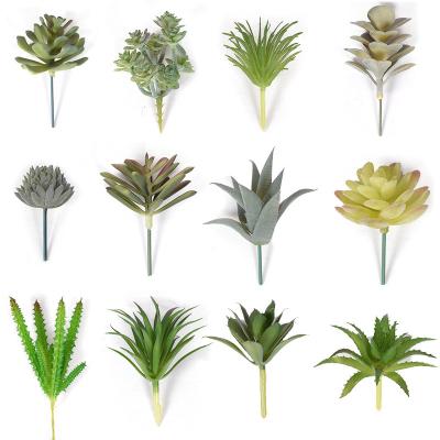 China Beautiful Home Decor Succulent Plants Mini Mache Aloe Potted Colorful Pulp Paper Artificial Gray High Quality for sale