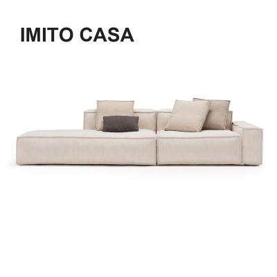 China Extended Flexible Couch Sofa Reclining Fabric Sofa Set Modern Special Living Luxury Reconfigurable Room Italy Furniture Combination Sofa for sale