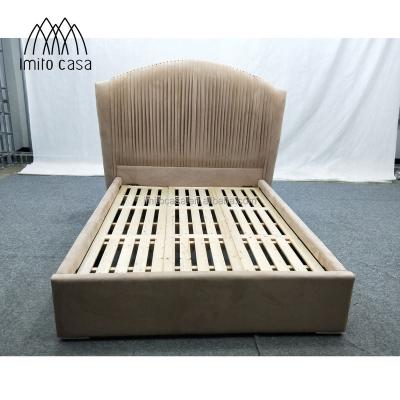 China IMETO CASA Modern RC European Style Beige Accordion Kids Bed Italy Kids Bedrooms Sharpei Luxury Bed For Children for sale