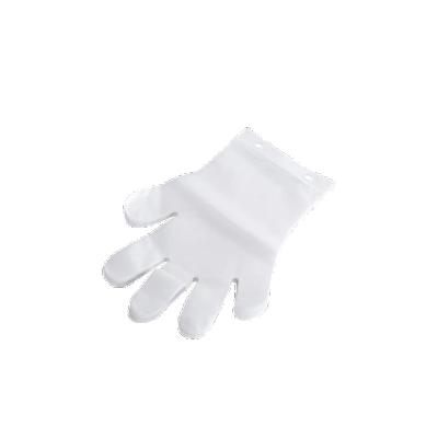 China Low MOQ Factory Direct Cleaning Sales Waterproof Polyester PE Household Plastic Glove for sale