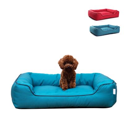 China Custom Cooling Fashionable Fluffy Non-slip Eco-Friendly Soothing Orthopedic Pet Sofa Bed for sale