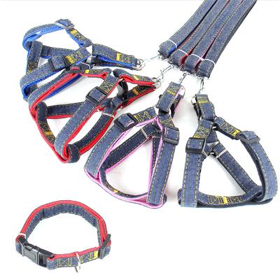 China Personalized Pet Collars and Leashes Pets Pull Rope Cowboy Chest Strap Dog Collar Chain Pet SuppliesPet Leashes for sale