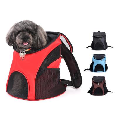 China Pet Products Sustainable Pet Backpack Take Out Portable Oxford TeddyPet Mesh Dog Cat Bag Pet Breathable Cages, Carriers & Houses for sale