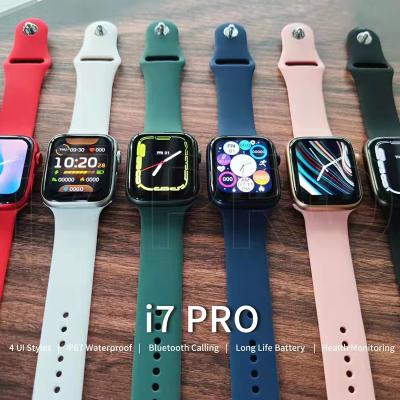 China 2021 New Arrivals Touch Screen Smart Watches i7 Series 7 Pro iwo Smart Watch for sale