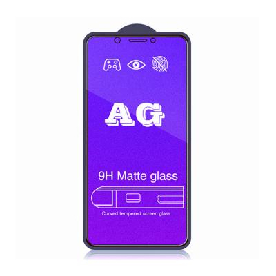 China Anti-fingerprint for iPhone 13 12 11 pro X max 8 7 6 AG Matte Tempered Glass Blue Light screen protector film for sale