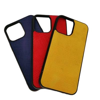 China Anti-drop China Manufacturer Saffiano Leather Phone Case First Seat Leather Mobile Case For IPhone For Samsung for sale