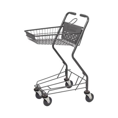 China Van de Stijlgray supermarket trolley cart grocery van Japan Ce van het de Opslagboodschappenwagentje Te koop