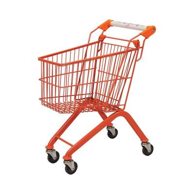 China CE 20L Metal Kids Shopping Cart Zinc Metal Kids Grocery Cart for sale