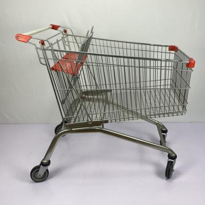 Cina Grande carrello eccellente del carrello del metallo 275L con i doppi sedili pieghevoli del bambino in vendita