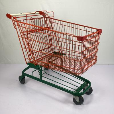 Cina Grande carrello di acquisto del supermercato del magazzino da 210 litri per il tipo tedesco della multi persona in vendita