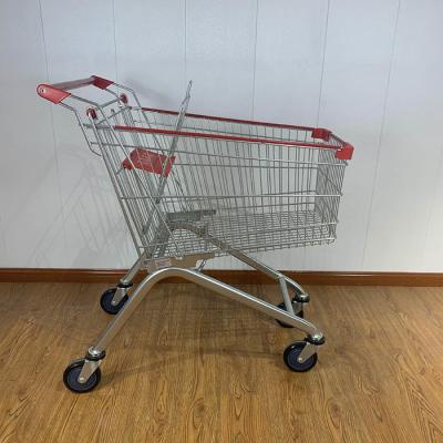 China 125L Certificado CE de venta al por menor elevador rueda de acero carrito de compras en venta